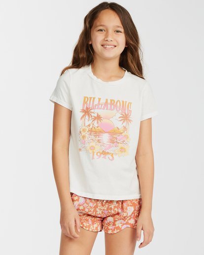0 Mad For You Elastic Waist Shorts Pink ABGNS00106 Billabong