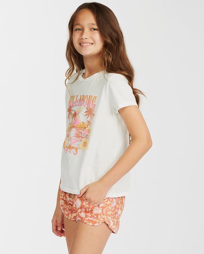 1 Mad For You Elastic Waist Shorts Pink ABGNS00106 Billabong
