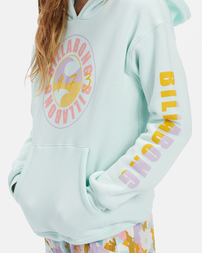 3 Girl's Surf All Day Sweatshirt Green ABGSF00185 Billabong