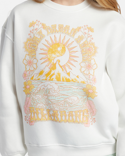 3 Girl's So Dreamy Sweatshirt White ABGSF00186 Billabong