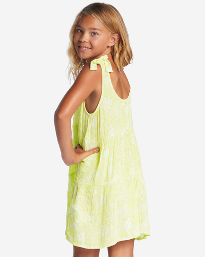 3 Girl's Breezy Day Babydoll Dress Green ABGWD00130 Billabong