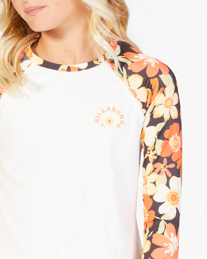 3 Girls' Wildflower Long Sleeve Rashguard Multicolor ABGWR00149 Billabong