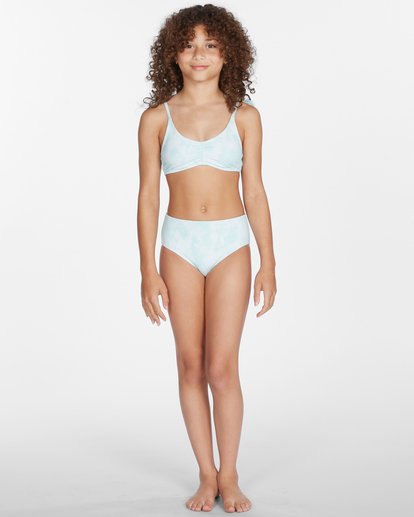 1 Girls' Summer Love Trilet Bikini Set Green ABGX200211 Billabong