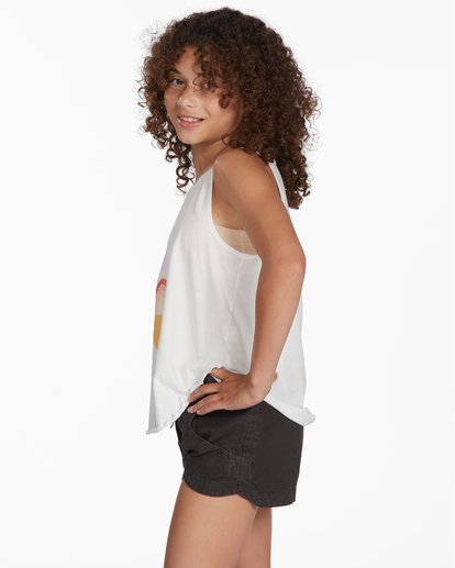 1 Girls' Meant To Be Tank Top White ABGZT00264 Billabong