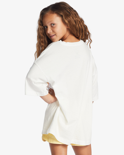 2 Girl's Stay Golden Oversized T-Shirt  ABGZT00390 Billabong