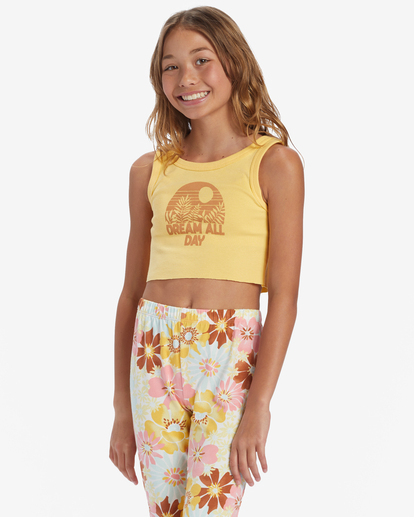 0 Girl's Dream Away T-Shirt Yellow ABGZT00477 Billabong