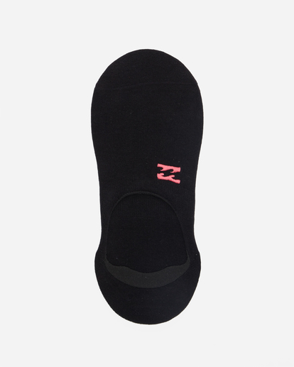 5 3-Pack Safari Nights No Show Socks Black ABJAA00152 Billabong