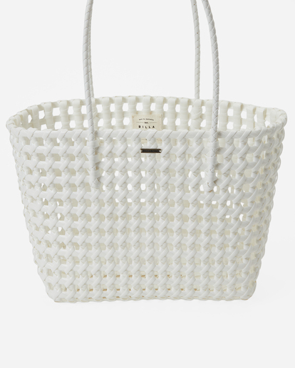 6 Bright Side Carry Tote Bag White ABJBT00118 Billabong