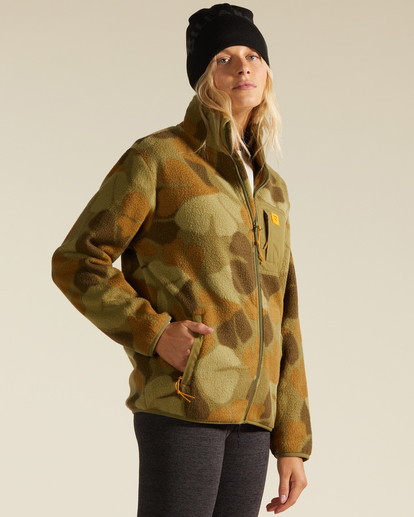 1 A/Div Switchback Full Zip 2 Zip-Up Jacket Green ABJFT00290 Billabong