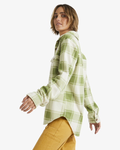 3 A/Div Forge - Fleecehemd für Frauen Grün ABJFT00300 Billabong