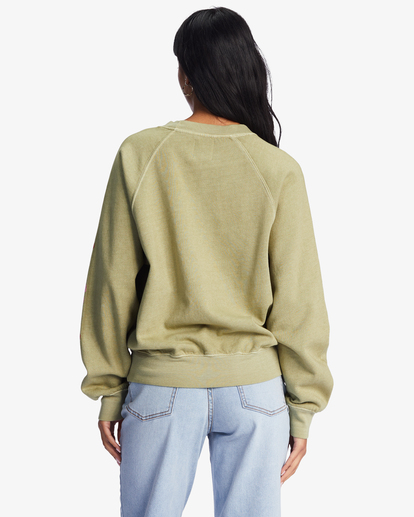 2 Here We Go Graphic Crewneck Sweatshirt Green ABJFT00344 Billabong