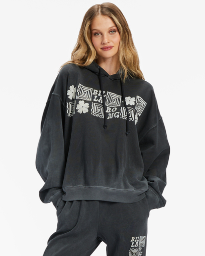 1 Mystic Surf Sweatshirt V-Neck Sweatshirt Black ABJFT00408 Billabong