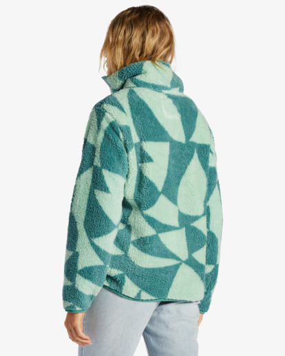3 Switchback Mock Neck Fleece Green ABJFT00410 Billabong