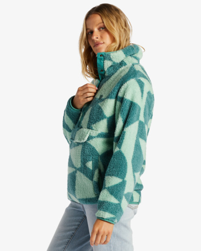 2 Switchback Mock Neck Fleece Green ABJFT00410 Billabong