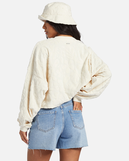 2 Loosen Up Crew Neck Sweatshirt White ABJFT00412 Billabong