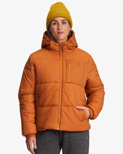 1 A/Div Transport Puffer 3 Hooded Zip-Up Jacket Multicolor ABJJK00167 Billabong