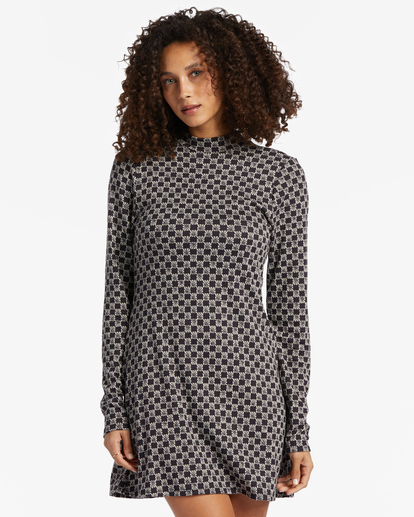 1 Everleigh Mock - Mini Vestitino da Donna Black ABJKD00222 Billabong