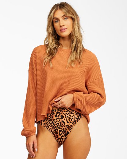 0 Come Through Top Brown ABJKT00172 Billabong