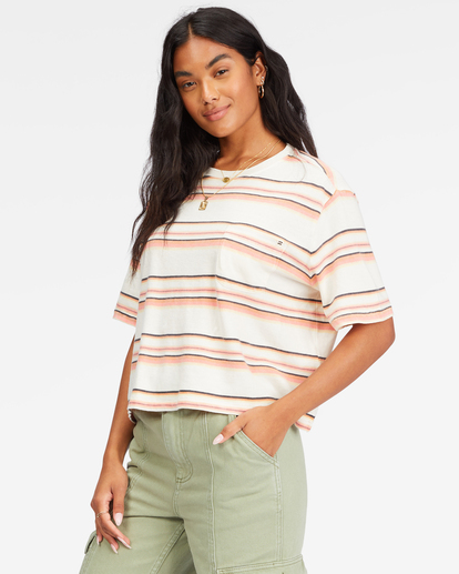 3 Beach Street Pocket T-Shirt Orange ABJKT00234 Billabong