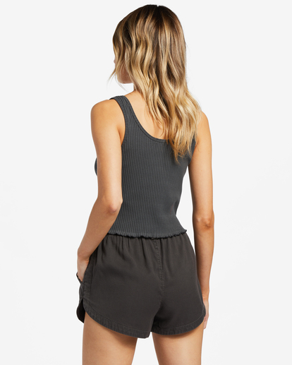 3 Notch Tank Ribbed Tank Top Black ABJKT00304 Billabong