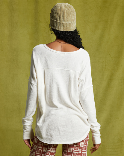 2 New Anyday Henley Top White ABJKT00307 Billabong