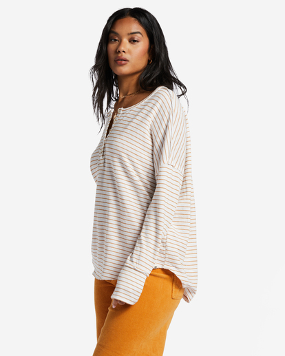 2 New Anyday Henley Top White ABJKT00307 Billabong