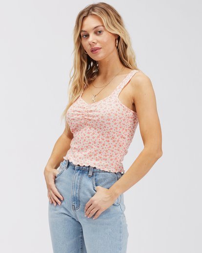 3 Searching For Sun Knit Tank Top Green ABJKT00320 Billabong
