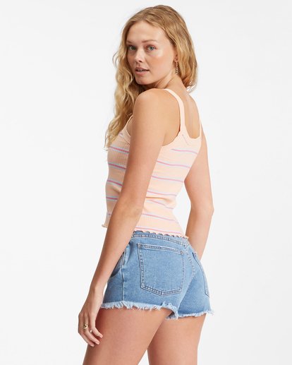 3 The Baby Knit Tank Top Red ABJKT00343 Billabong