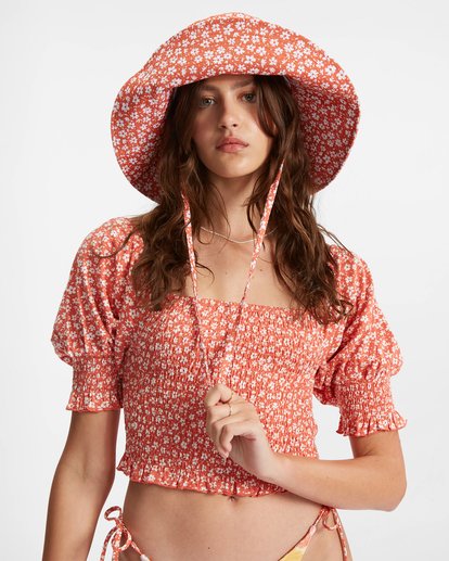 5 Coastal Sands Knit Top Orange ABJKT00349 Billabong
