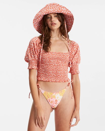1 Coastal Sands Knit Top Orange ABJKT00349 Billabong