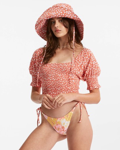 4 Coastal Sands Knit Top Orange ABJKT00349 Billabong