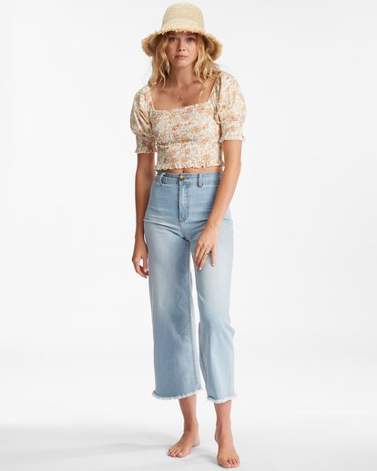 1 Coastal Sands Knit Top White ABJKT00349 Billabong