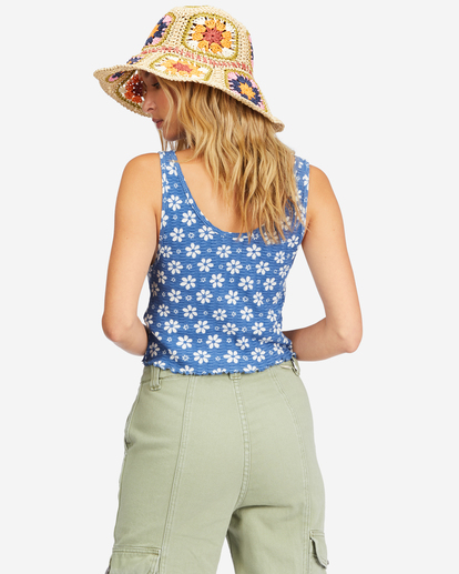 2 Notch Knit Tank Top Blue ABJKT00383 Billabong