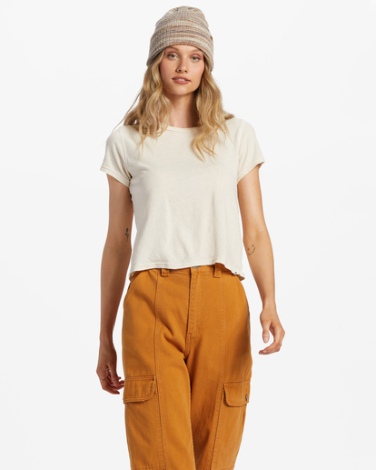 0 Better Then Basic Short Sleeve T-Shirt White ABJKT00396 Billabong