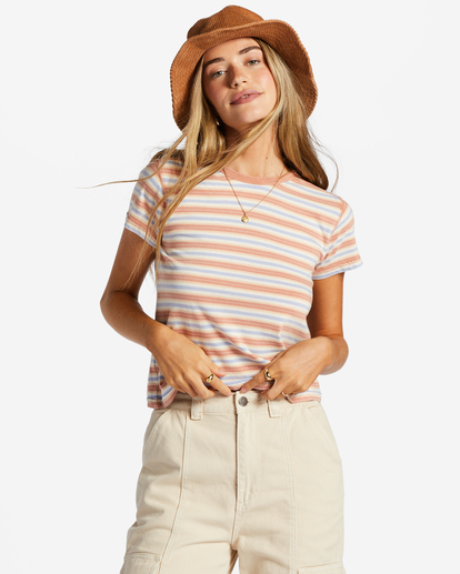 1 Better Than Basic T-Shirt Pink ABJKT00435 Billabong