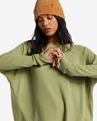 3 Warm My Heart Top Green ABJKT00507 Billabong