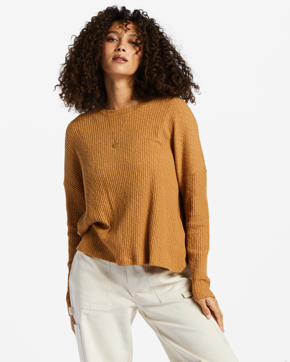 0 Cozy Up Top Beige ABJKT00513 Billabong