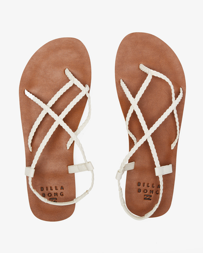 0 Crossing By Braided Sandals White ABJL100047 Billabong