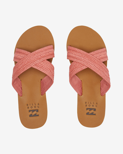 0 Avery Slider Sandals Red ABJL100065 Billabong
