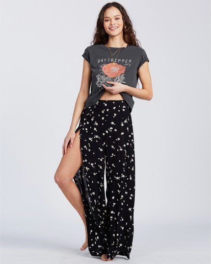 0 Split Spirit Floral Pants Black ABJNP00118 Billabong