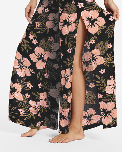 3 Split Spirit Floral Pants Black ABJNP00118 Billabong