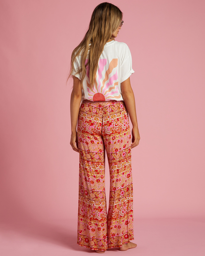 3 Split Spirit Floral Pants Pink ABJNP00118 Billabong
