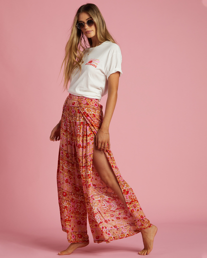 0 Split Spirit Floral Pants Pink ABJNP00118 Billabong