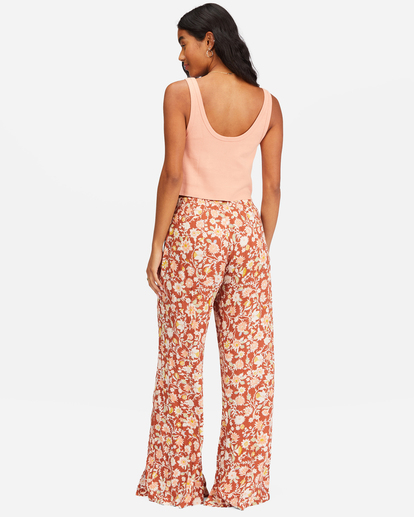 2 Split Spirit Floral Pants Red ABJNP00118 Billabong