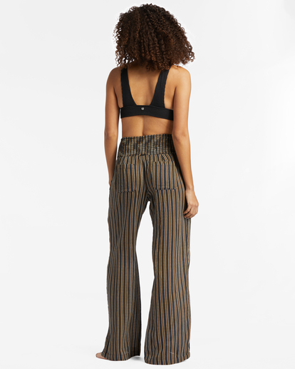 2 New Waves 2 Elastic Waist Pants Black ABJNP00127 Billabong