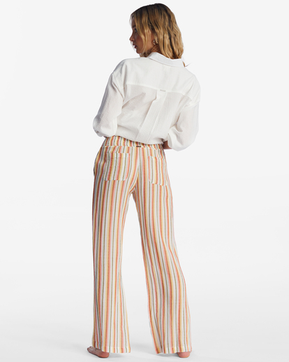 2 New Waves 2 Elastic Waist Pants White ABJNP00127 Billabong