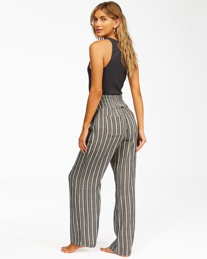 1 New Waves 2 Elastic Waist Pants White ABJNP00127 Billabong