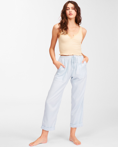 0 Beachy Keen Woven Pant Blue ABJNP00216 Billabong