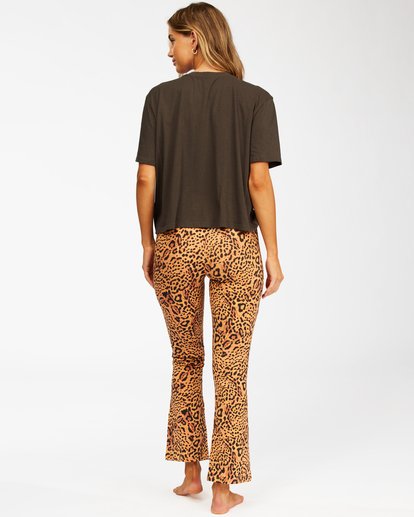 Flared pants animal on sale print