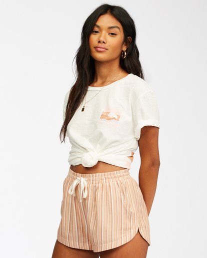 1 Road Trippin Elastic Waist Shorts Brown ABJNS00100 Billabong